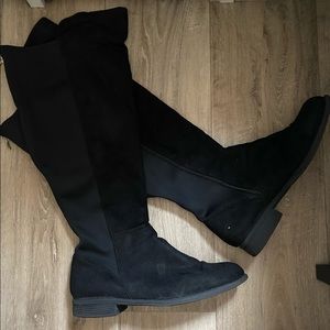 Lane Bryant Suede Knee Boots
